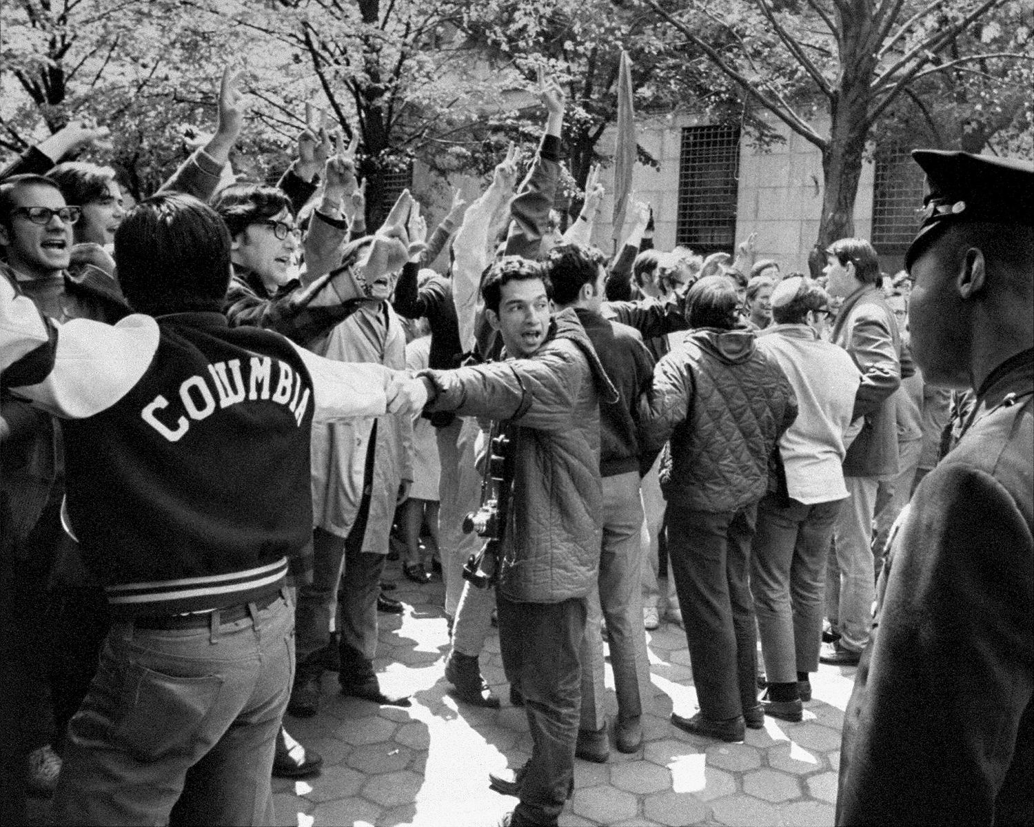 Columbia unrest echoes chaotic campus protest movement of 1968 