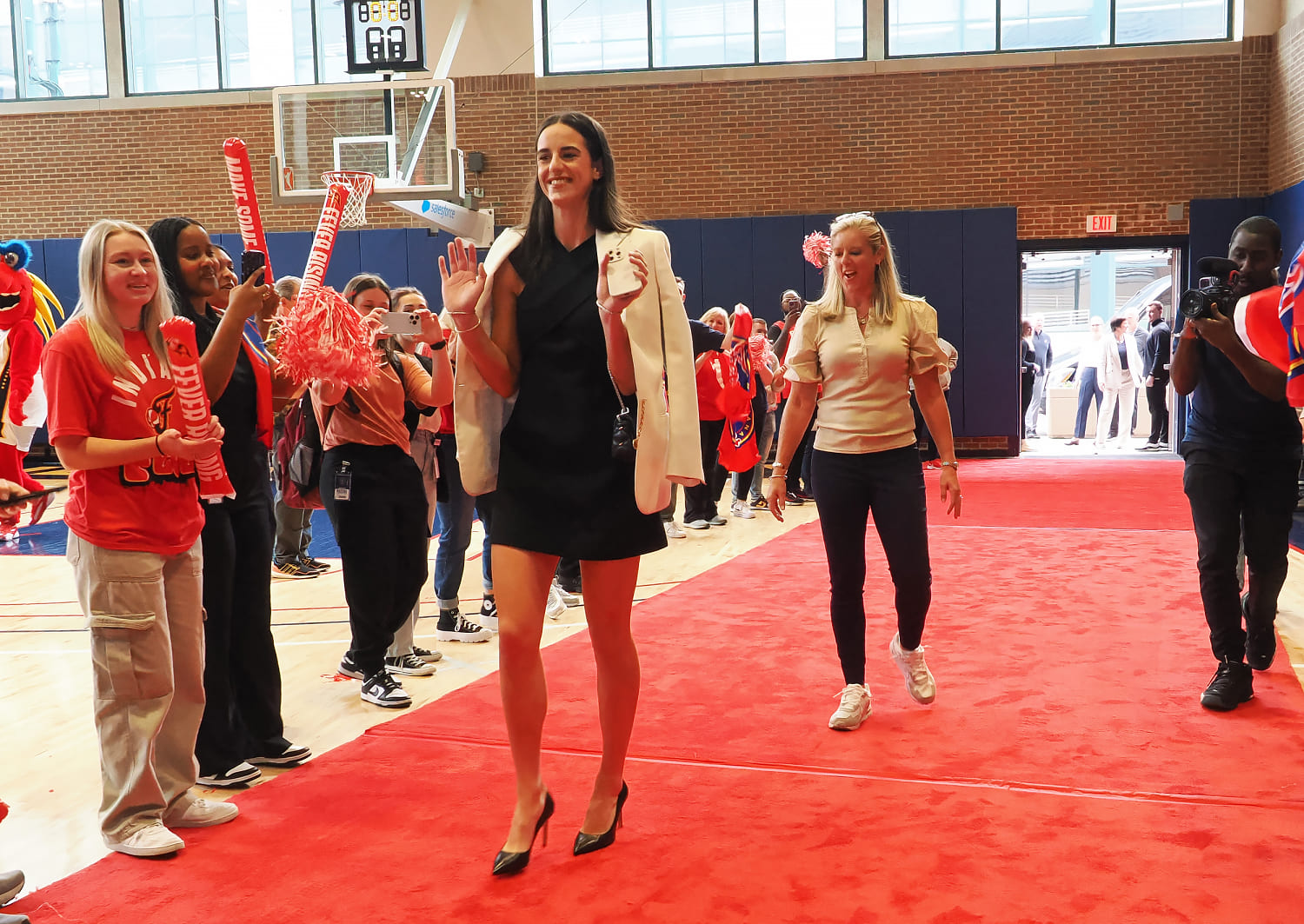 Caitlin Clark is introduced by Indiana Fever: 'This is a dream come
true'
