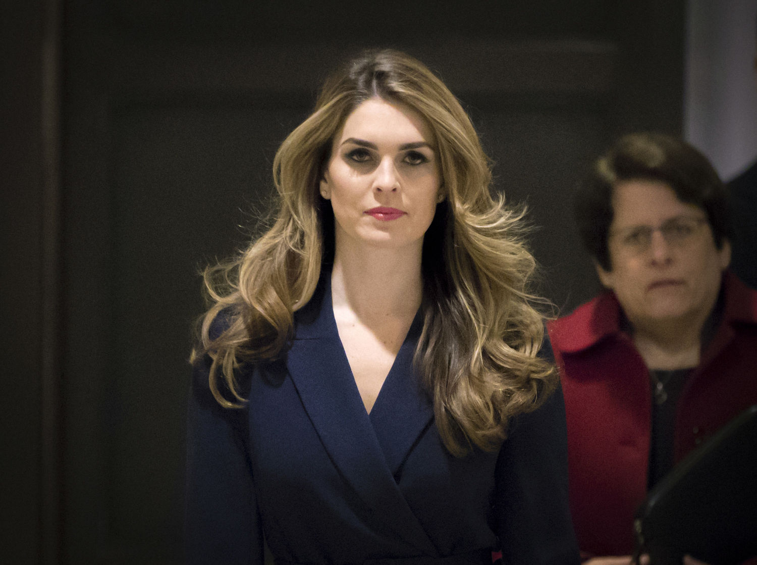 Former Trump senior aide Hope Hicks takes the witness stand
