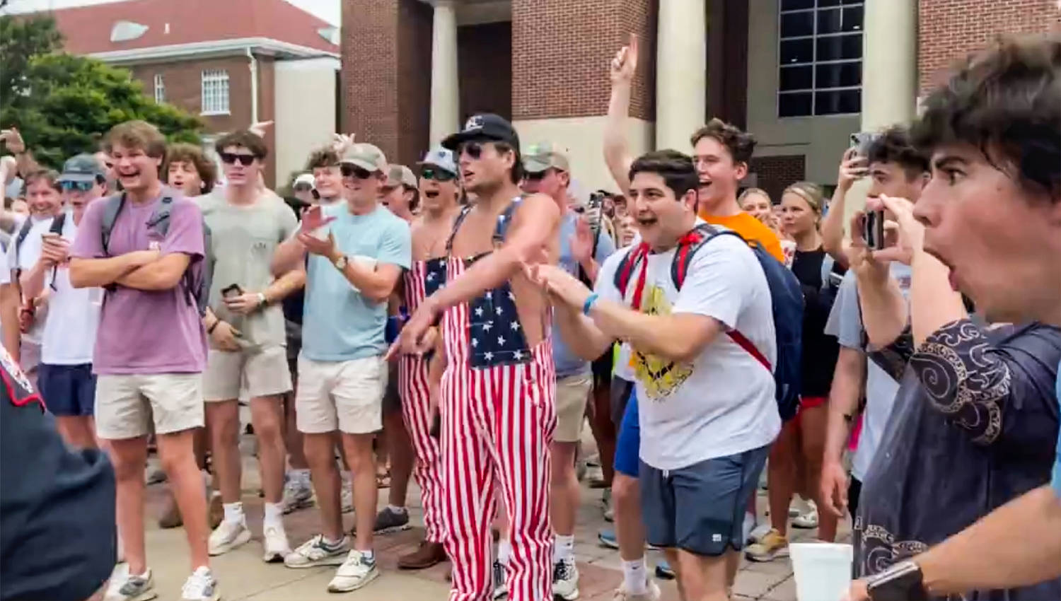 Ole Miss fraternity expels member who appeared to make ape-like sounds toward Black protester