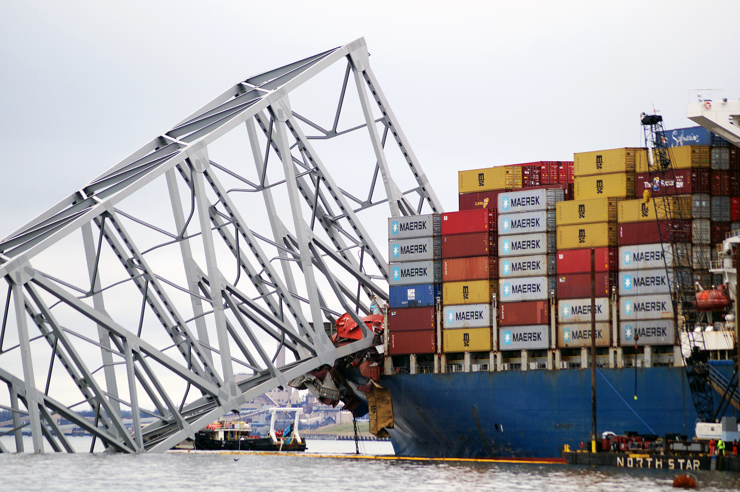 Container ship set to be removed 8 weeks after catastrophic Francis Scott Key Bridge crash in Baltimore