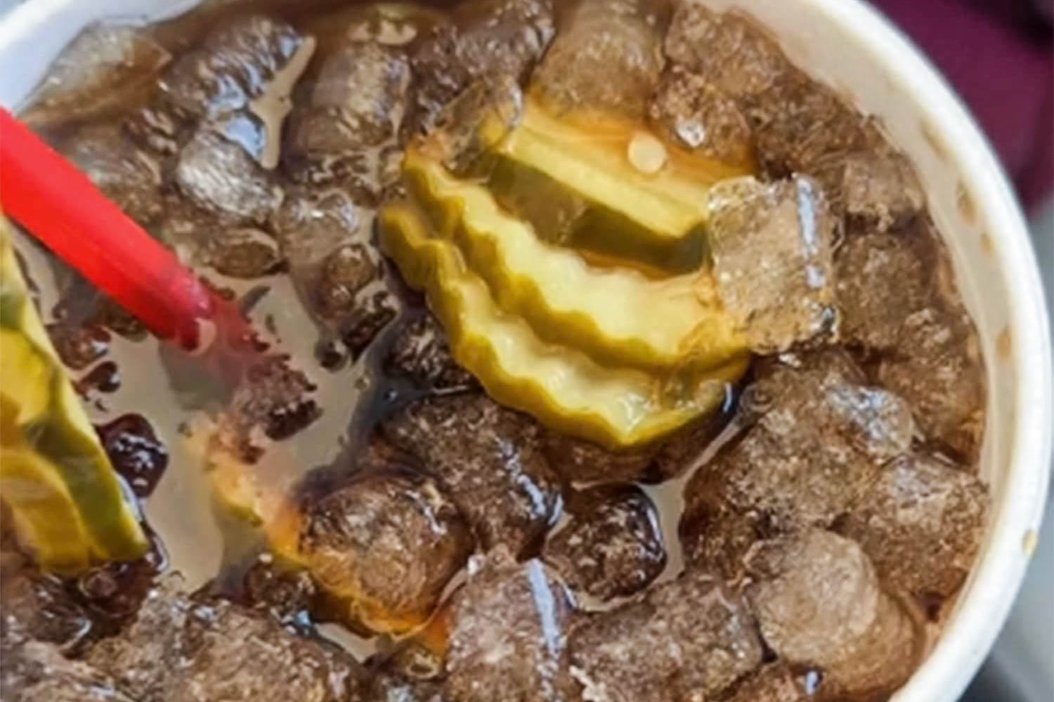 The reason so many people are putting pickles in Dr Pepper right now — and how it tastes