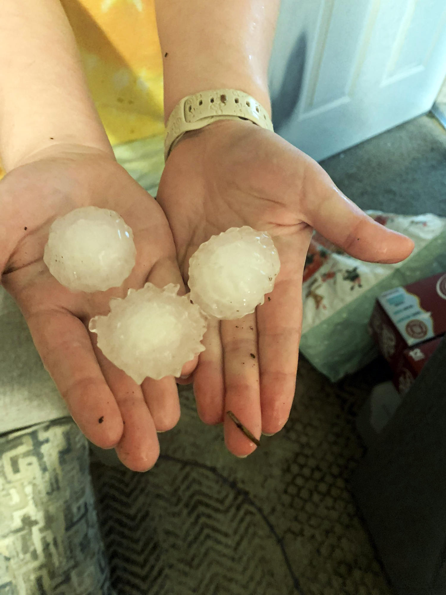 Baseball-size hail hits Texas as 200,000 across the South remain without power