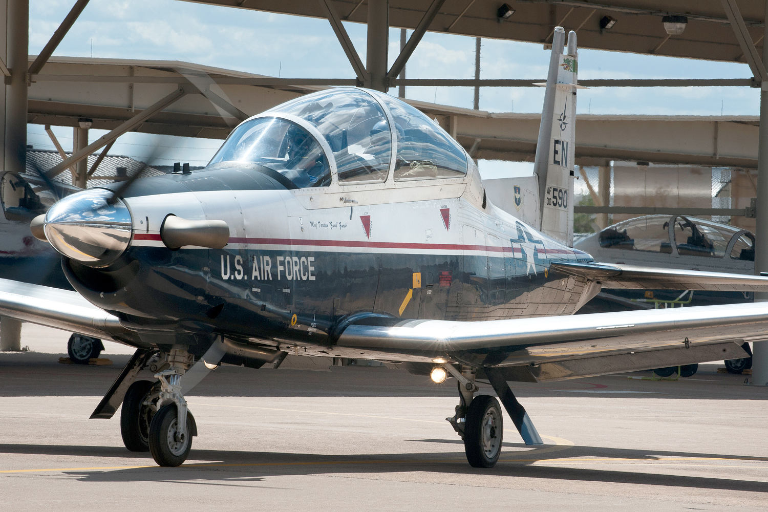 Air Force instructor dies after ejection seat goes off while plane is on the ground