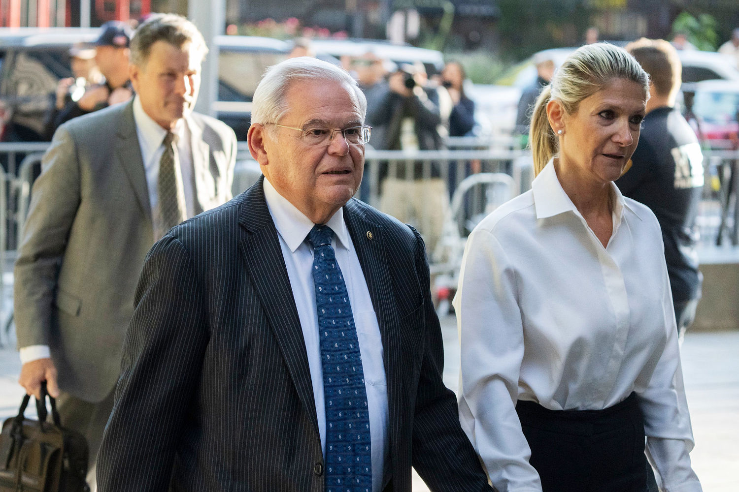 Sen. Bob Menendez's wife, who faces bribery charges with him, has breast cancer