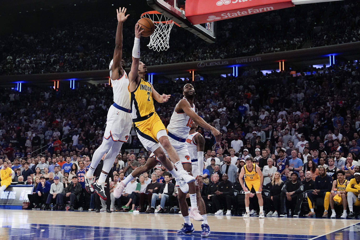 Pacers eliminate Knicks, advance to Eastern Conference finals after historic shooting performance