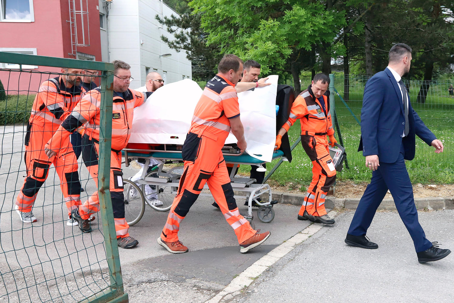 Slovakia's prime minister hospitalized with life-threatening injuries after being shot