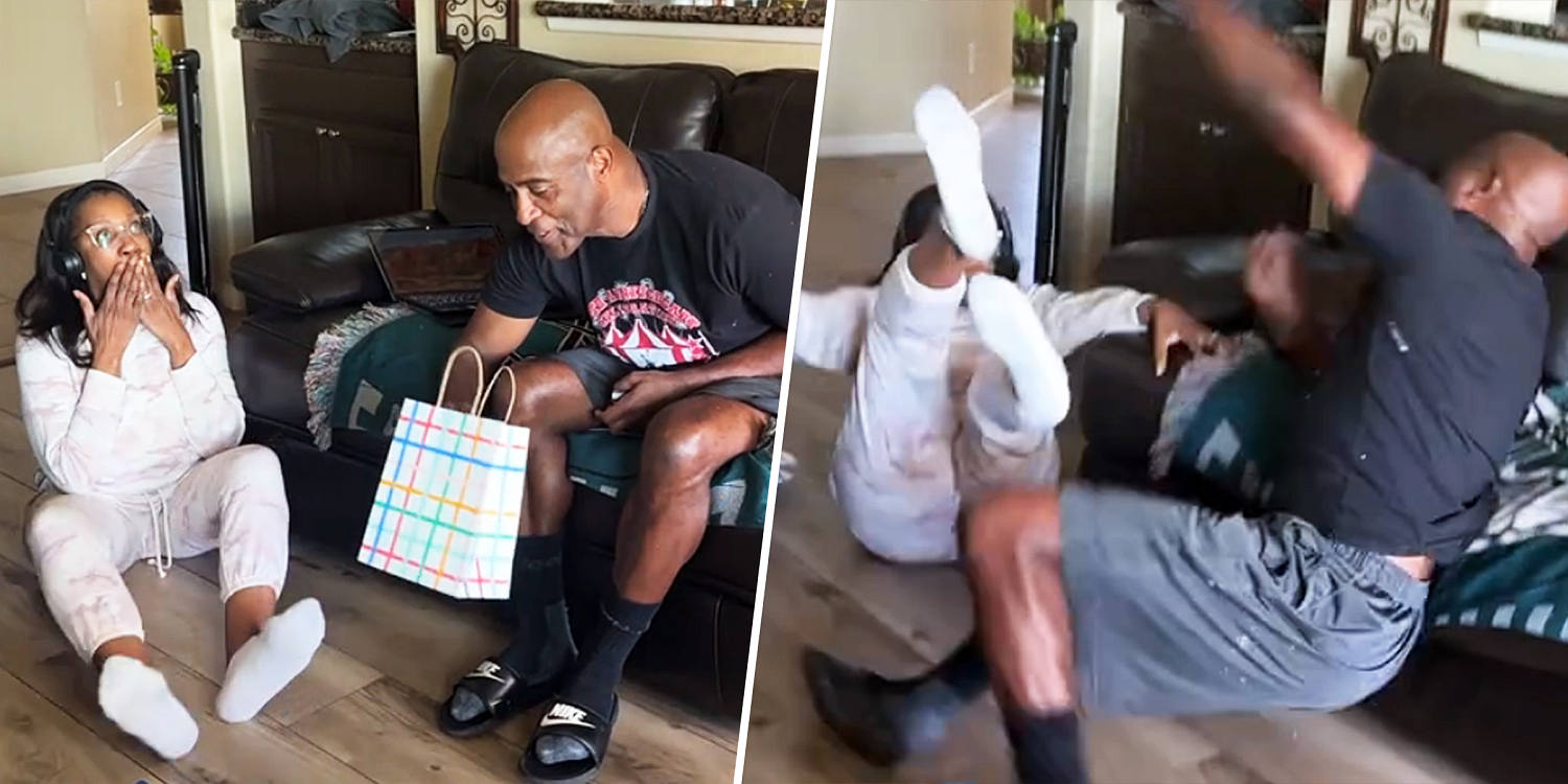 Soon-to-be grandparents have the most joyous, delightful reaction to baby news 
