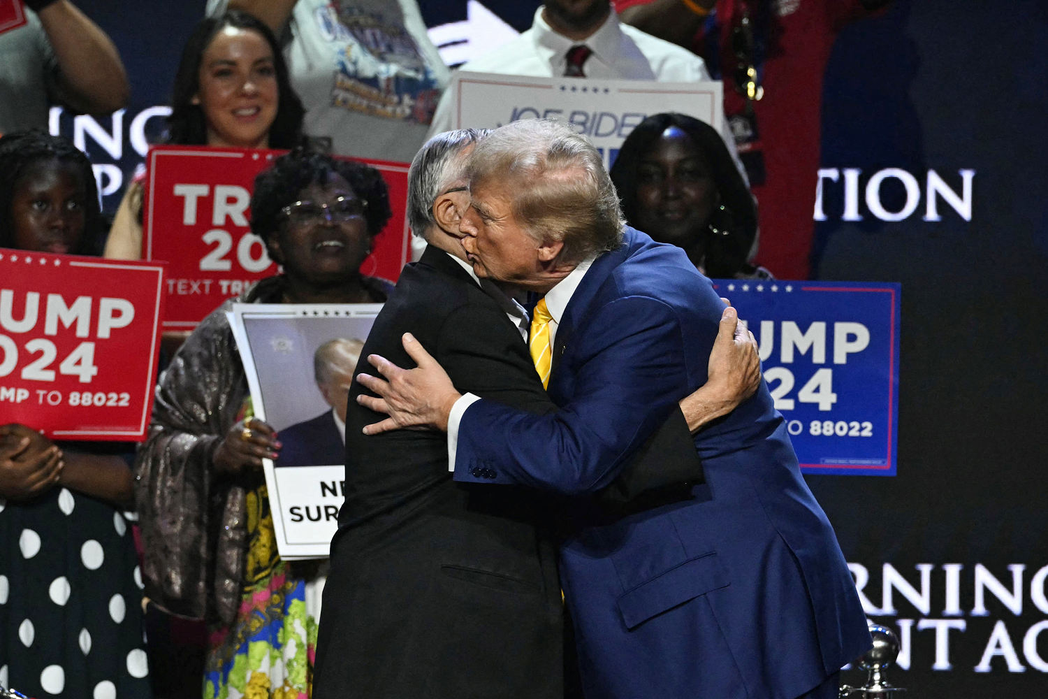 Biden campaign uses Trump-Arpaio 'kiss' in digital ad targeting Latino voters  