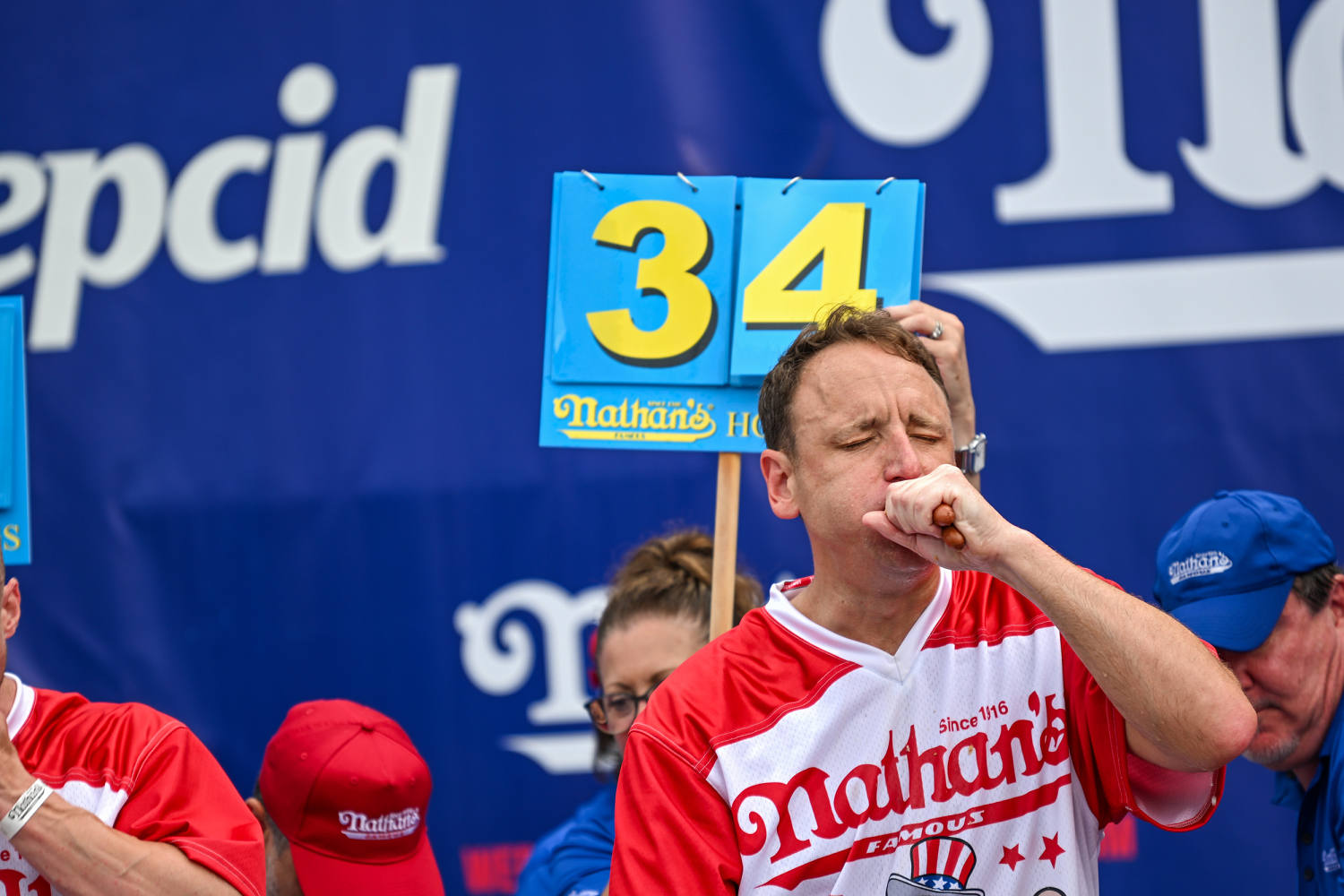 Joey Chestnut unable to compete in Nathan's Hot Dog Eating Contest after signing with plant-based food company