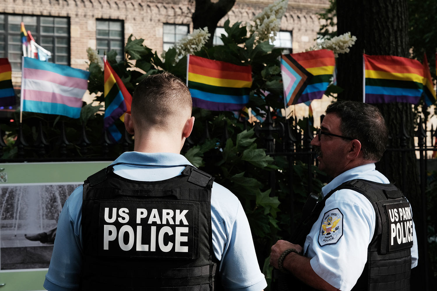 Pride flags were again vandalized at the Stonewall National Monument