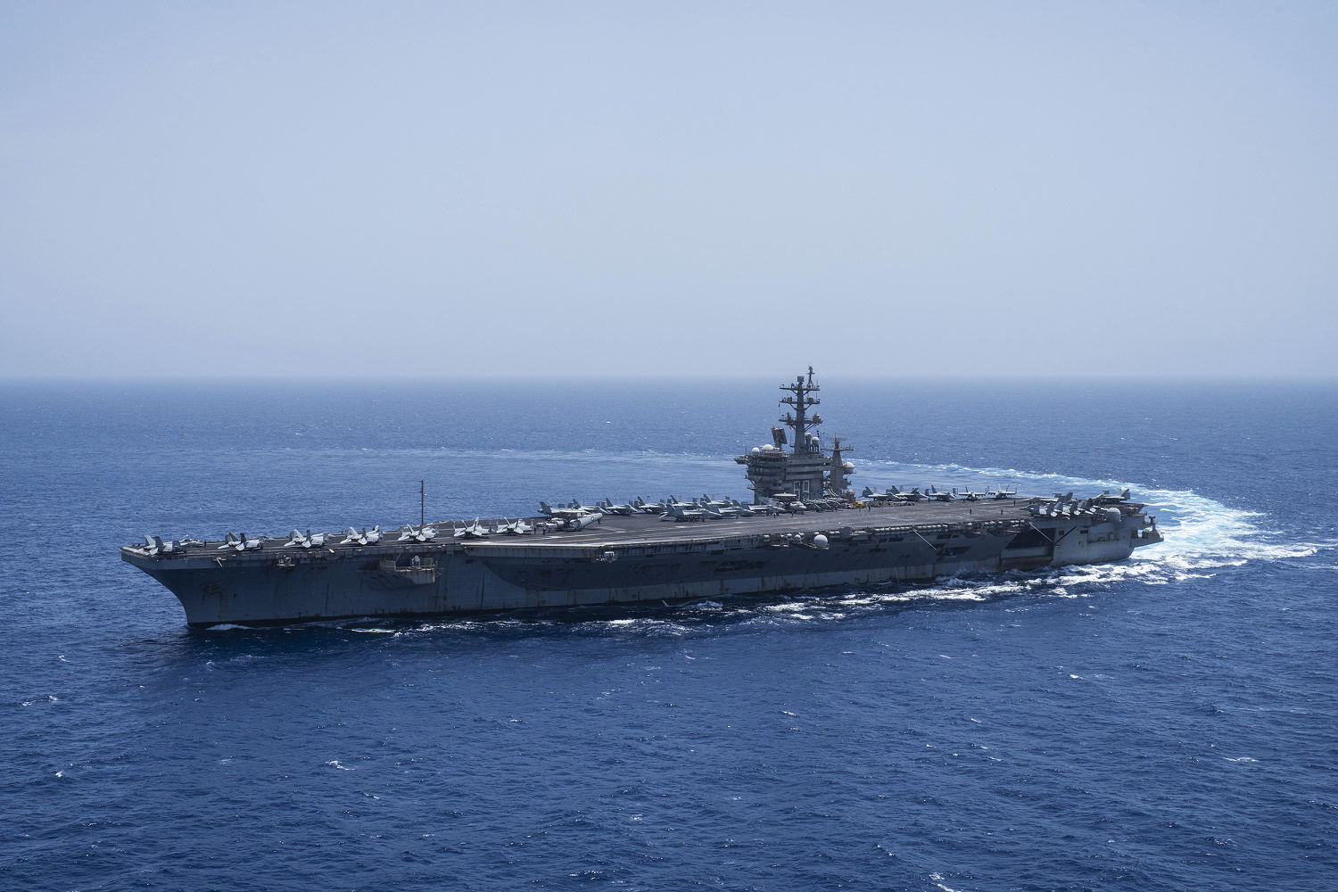 Ship attacked in Red Sea as USS Eisenhower heads home