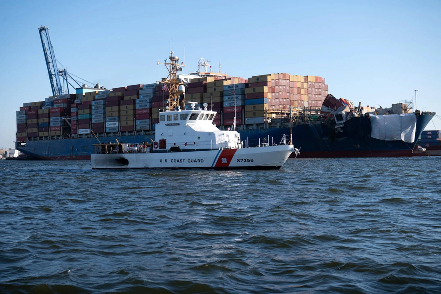 Cargo ship that caused Francis Scott Key Bridge collapse finally leaves Baltimore after 3 months