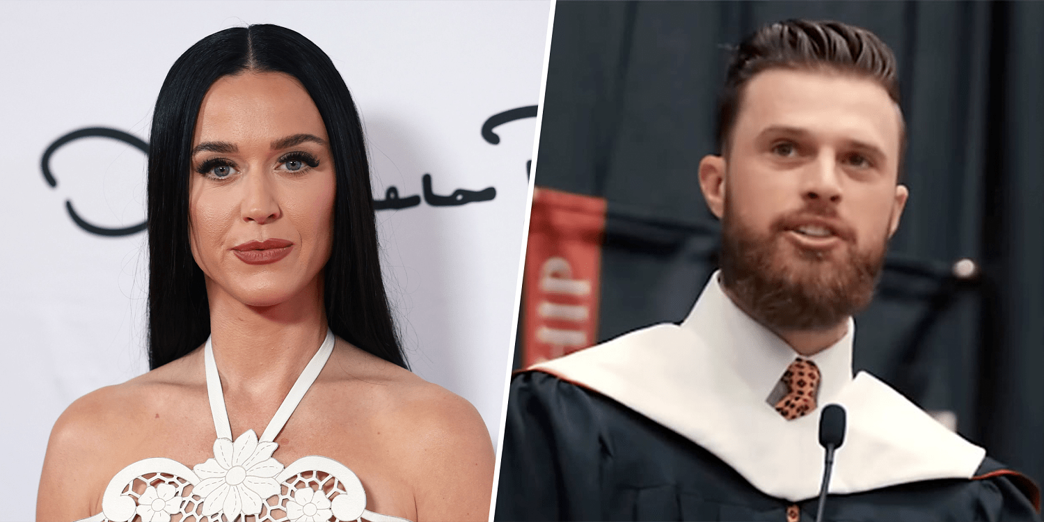 Katy Perry edits Harrison Butker’s controversial commencement speech to kick off Pride Month