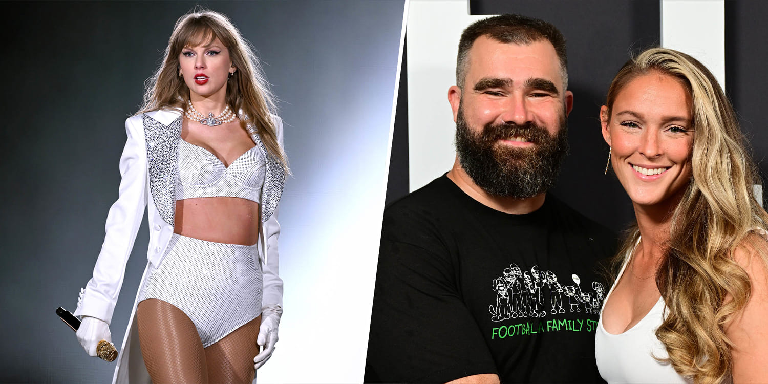 Jason and Kylie Kelce attend their first ‘Eras Tour’ concert in London