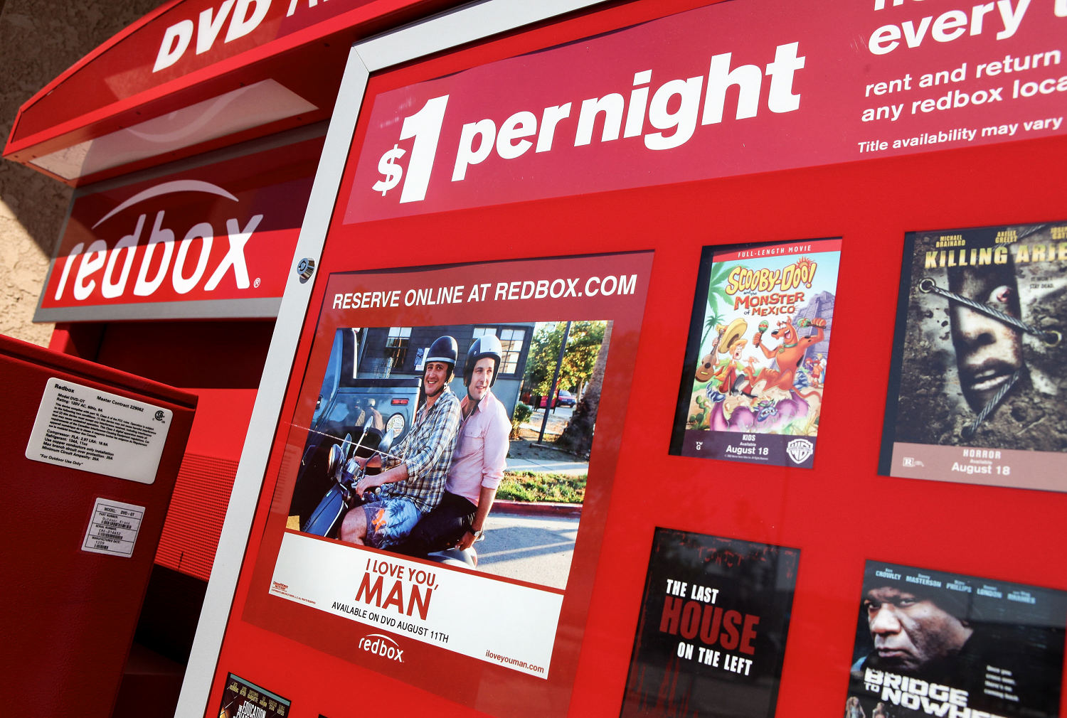 Redbox set to close as DVD market withers in streaming's shadow