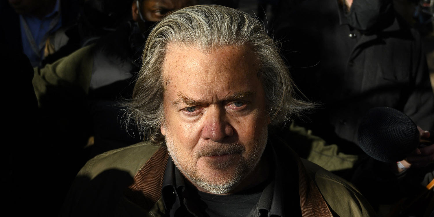 Steve Bannon reports to prison for four-month sentence and says he's 'proud to do it'