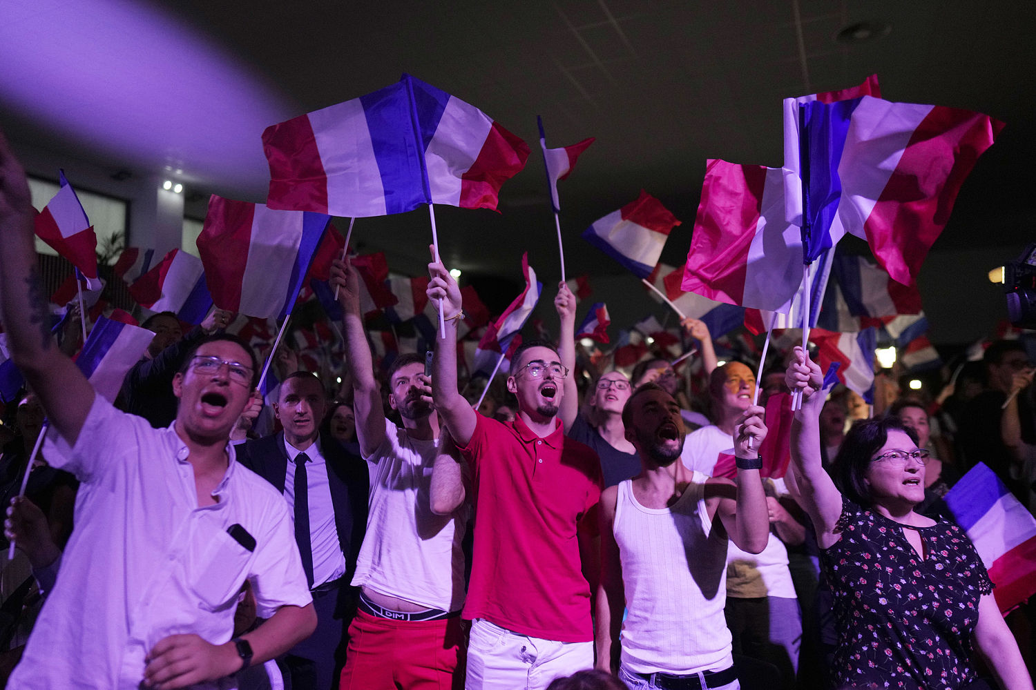 France's far-right National Rally in the lead in first-round legislative elections
