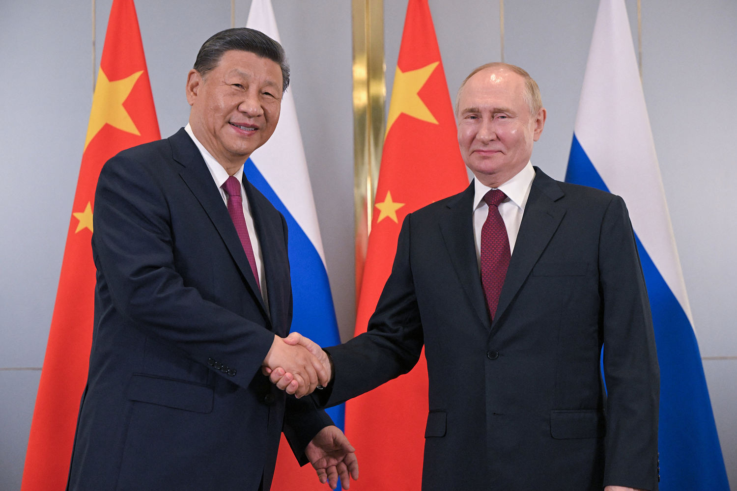 Putin and Xi meet at Central Asian summit aimed at countering U.S.