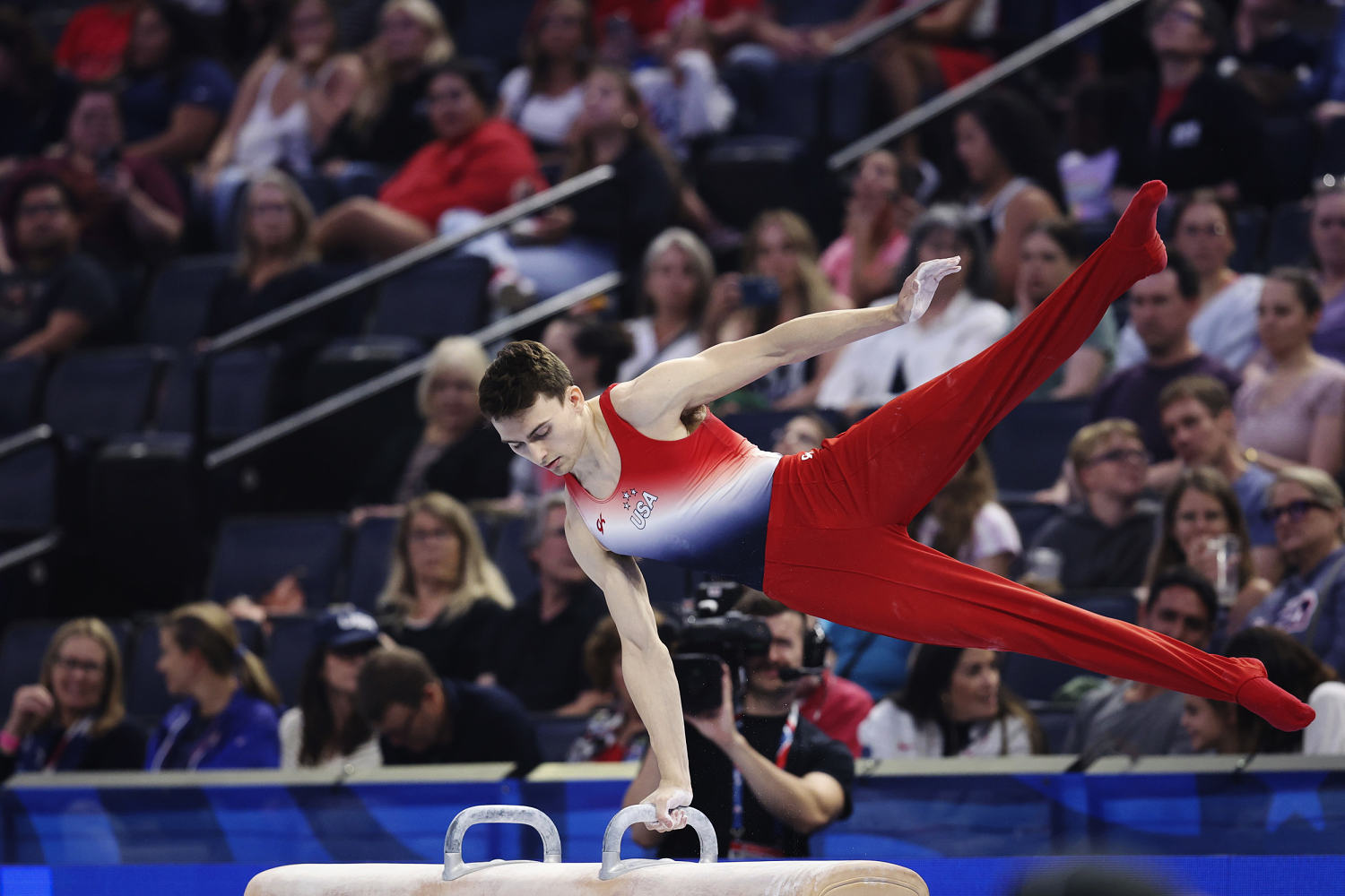 He only has one event — and it could deliver the U.S. men's gymnastics team a medal