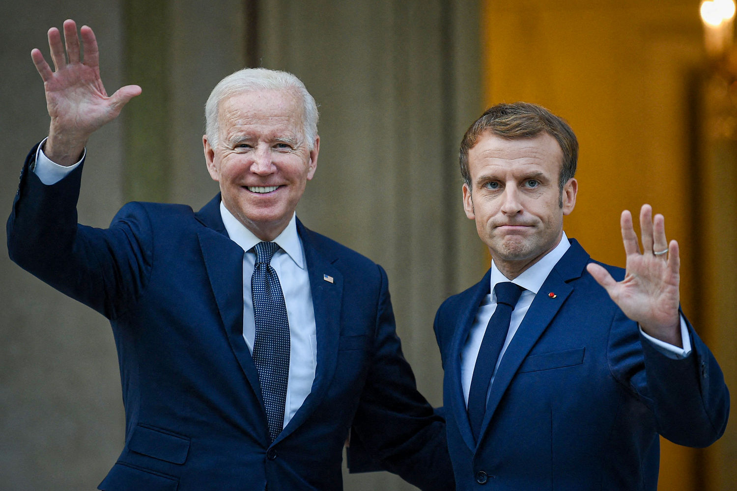 Biden looks to French elections to boost his political case — but it's complicated