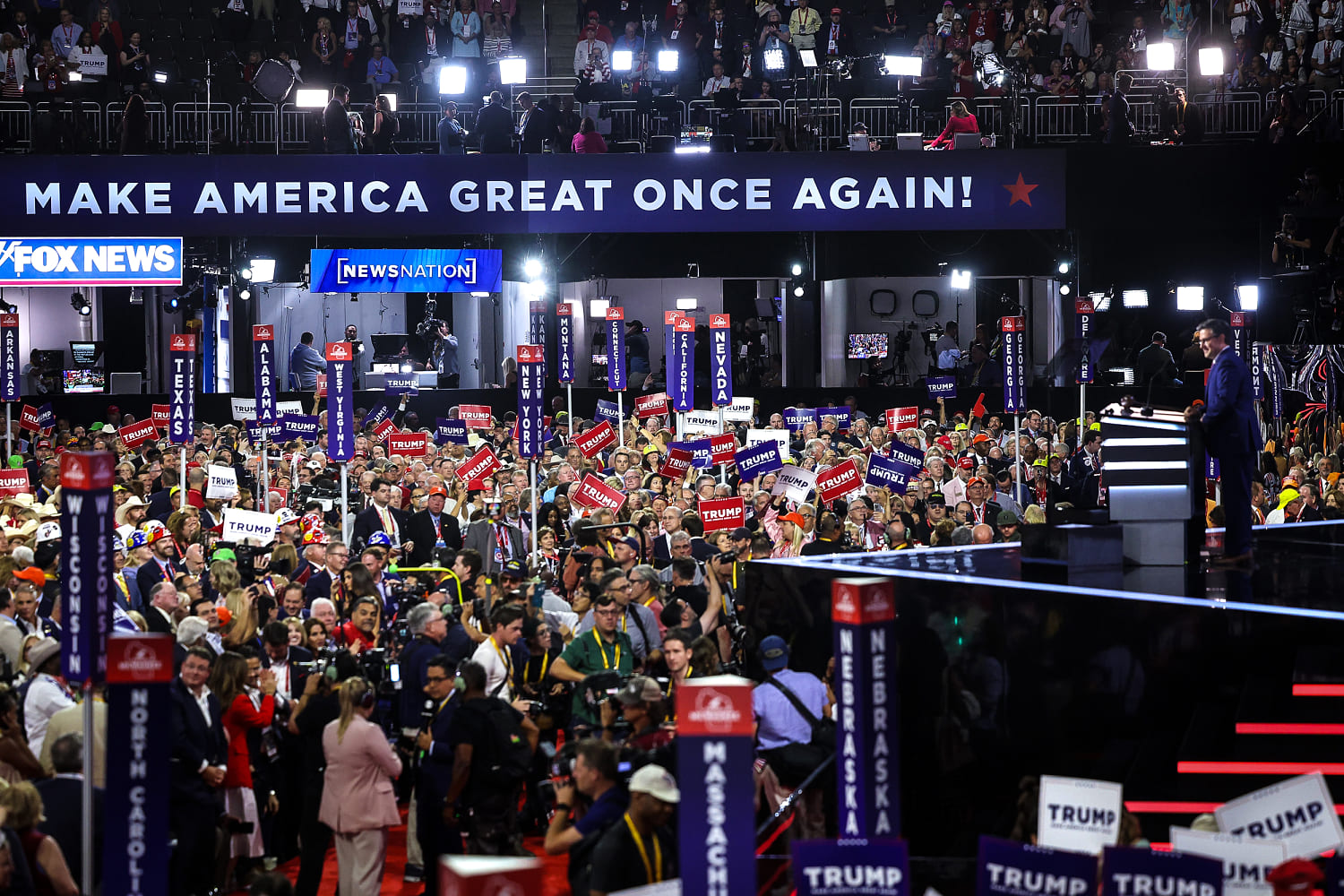 Republican convention aims for unity — but keeps some of the old red meat 