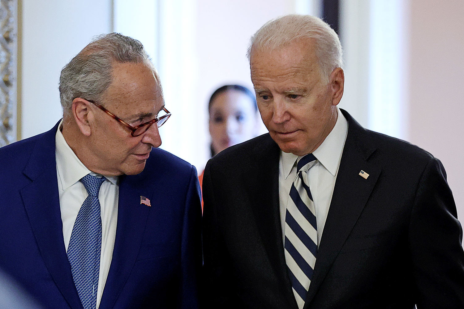 Schumer had a 'blunt' private conversation with Biden about the state of the 2024 race