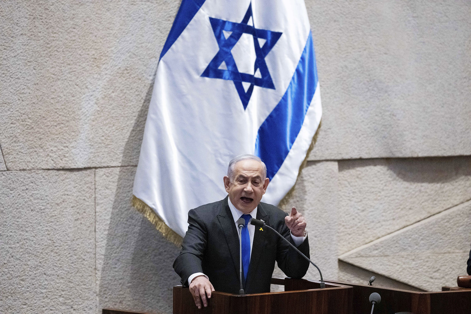 Israeli lawmakers vote overwhelmingly against Palestinian statehood as Netanyahu readies for U.S.