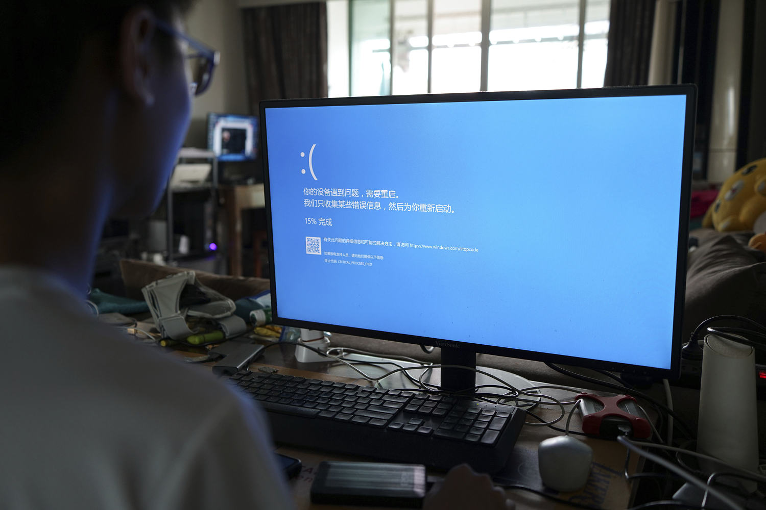 Microsoft's ‘Blue Screen of Death’ makes a return to computers around the world