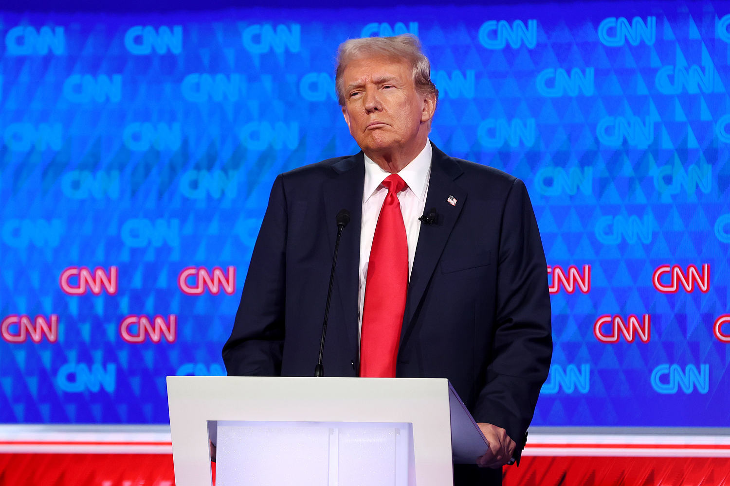In the new 2024 race, Trump hedges on debating Kamala Harris