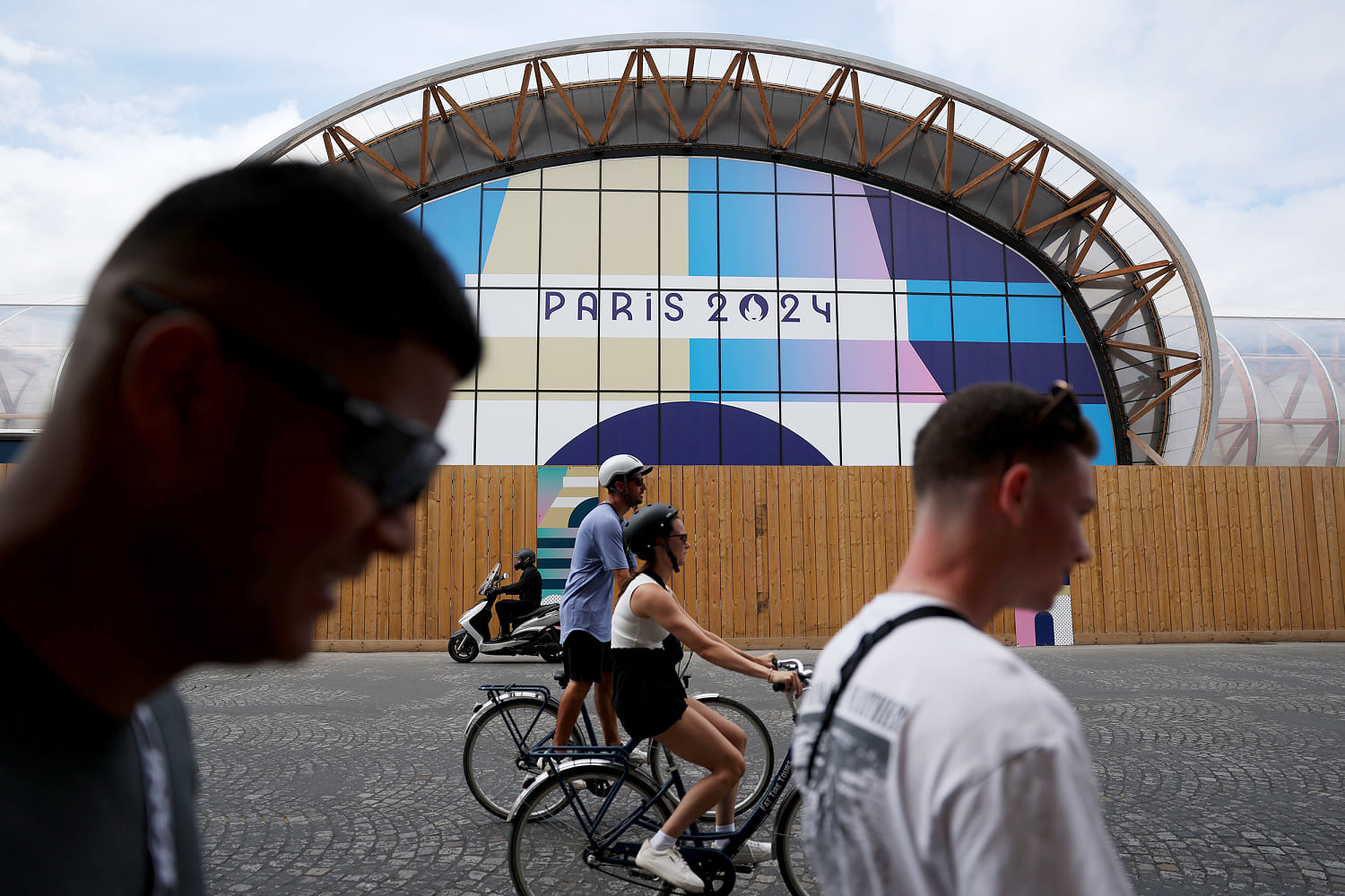Paris is abuzz ahead of the Olympics Opening Ceremony as a festive atmosphere takes hold