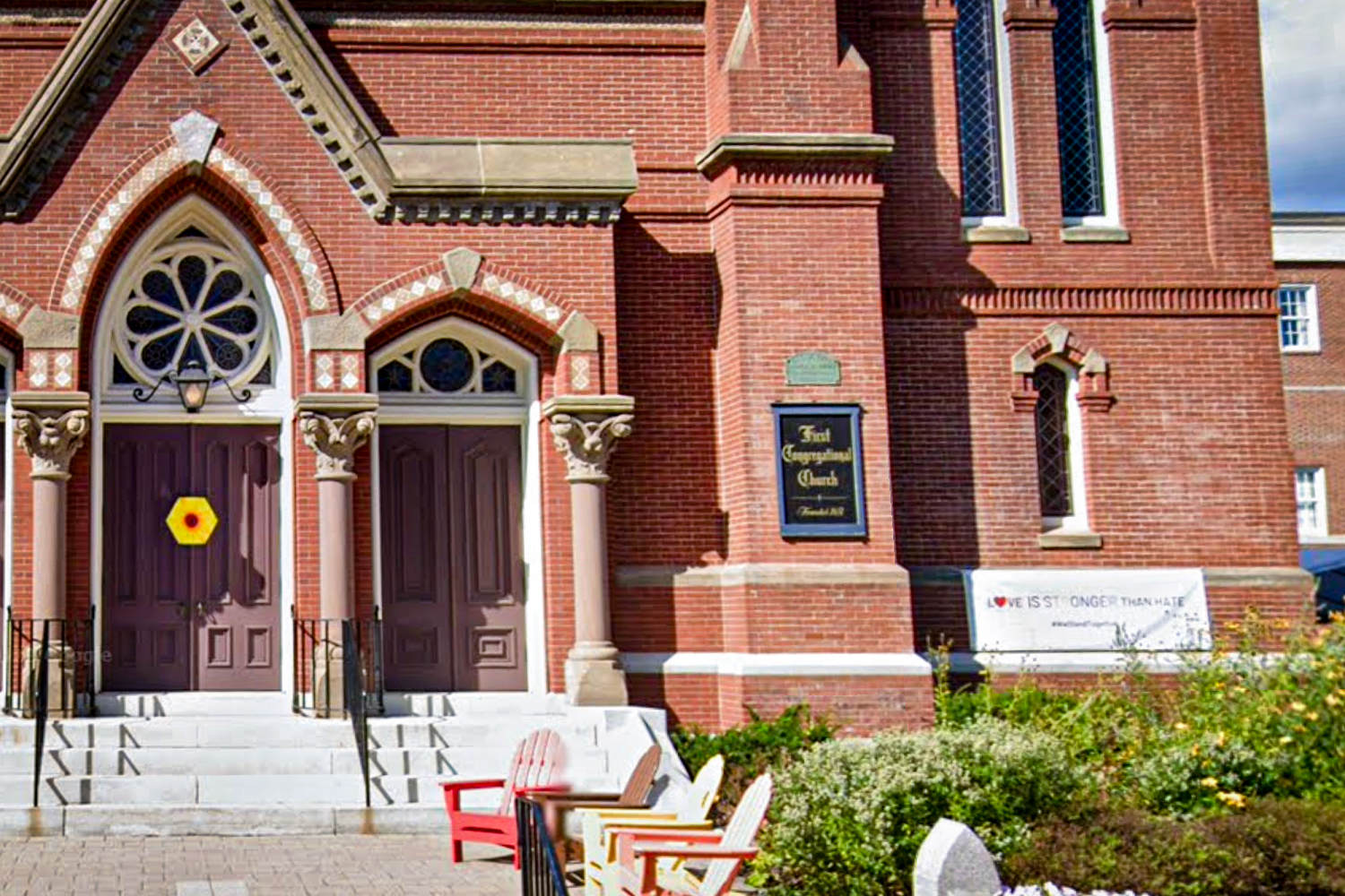 Pride flags outside of Massachusetts church vandalized, minister says