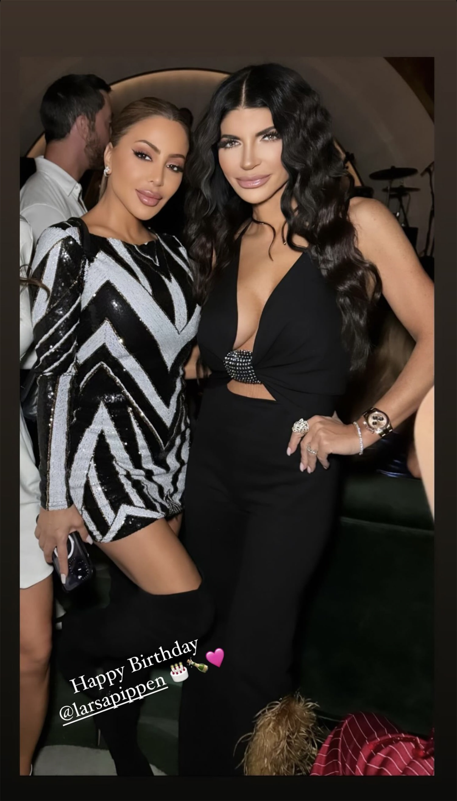 Teresa Giudice encourages fans to make memes of her swimsuit Photoshop fail with Larsa Pippen