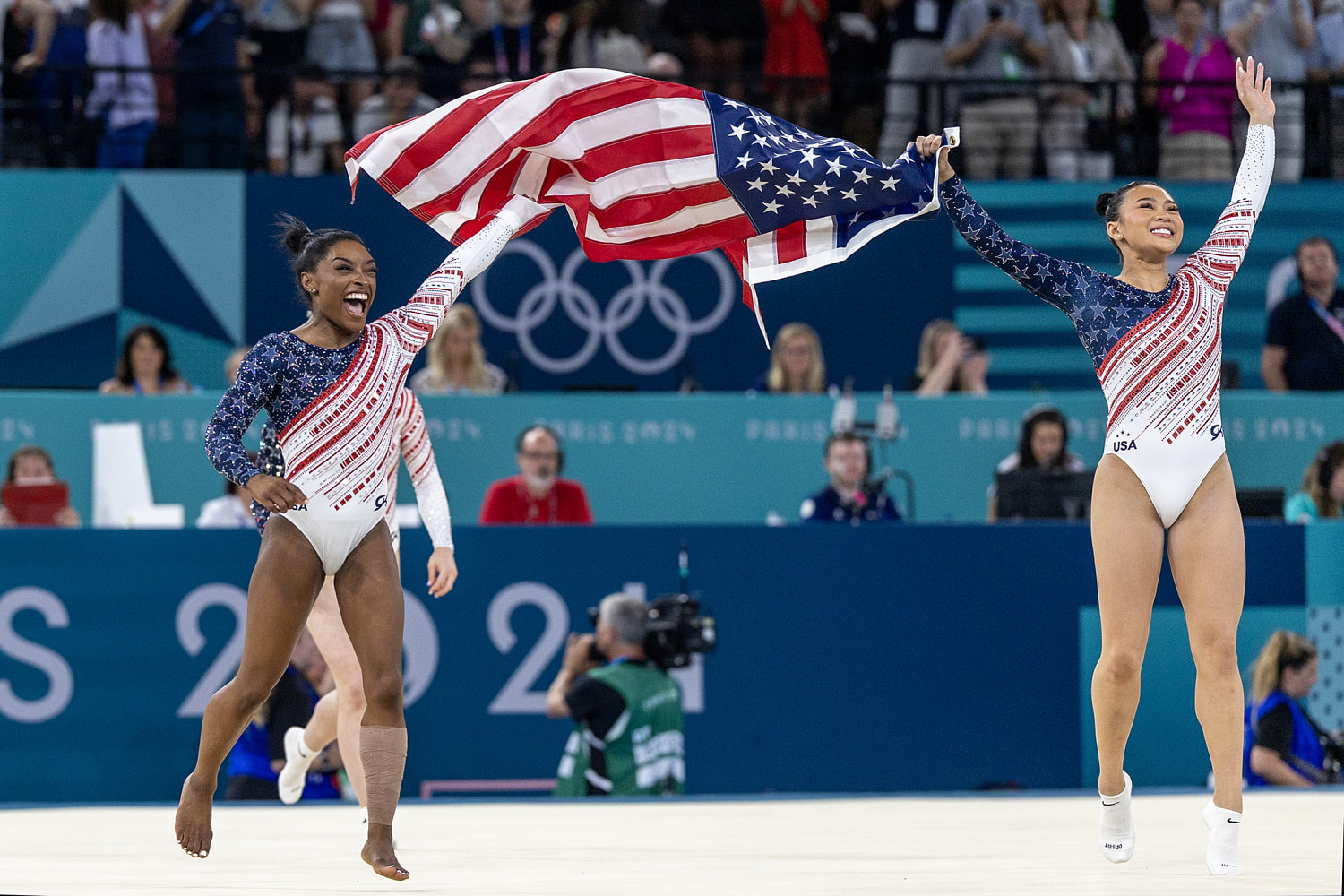 Simone Biles and Suni Lee face off in Paris Olympic all-around final