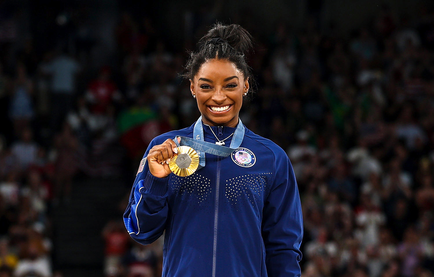 Simone Biles wins gold in the Olympics all-around final