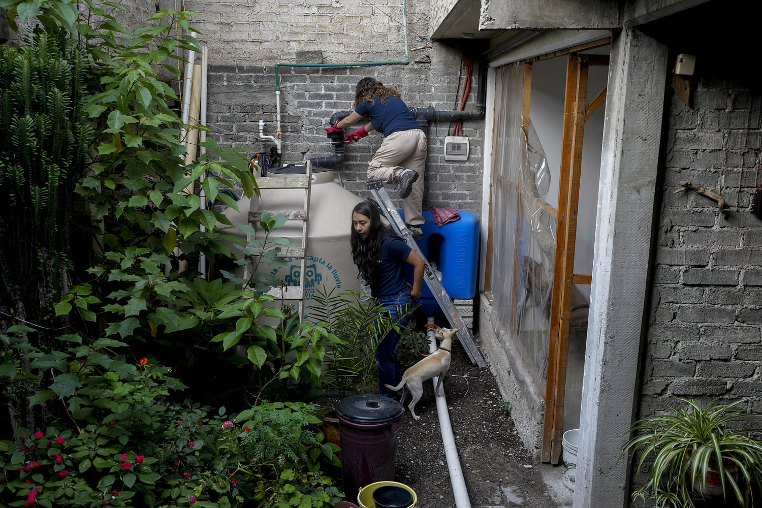 In Mexico City, women water harvesters help make up for drought and dicey public water system