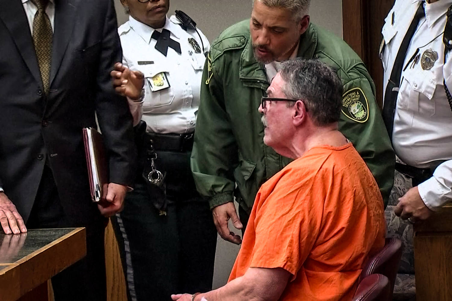 Florida man sentenced to life for killing man over dog poop screams at widow: 'That's why I killed him!'