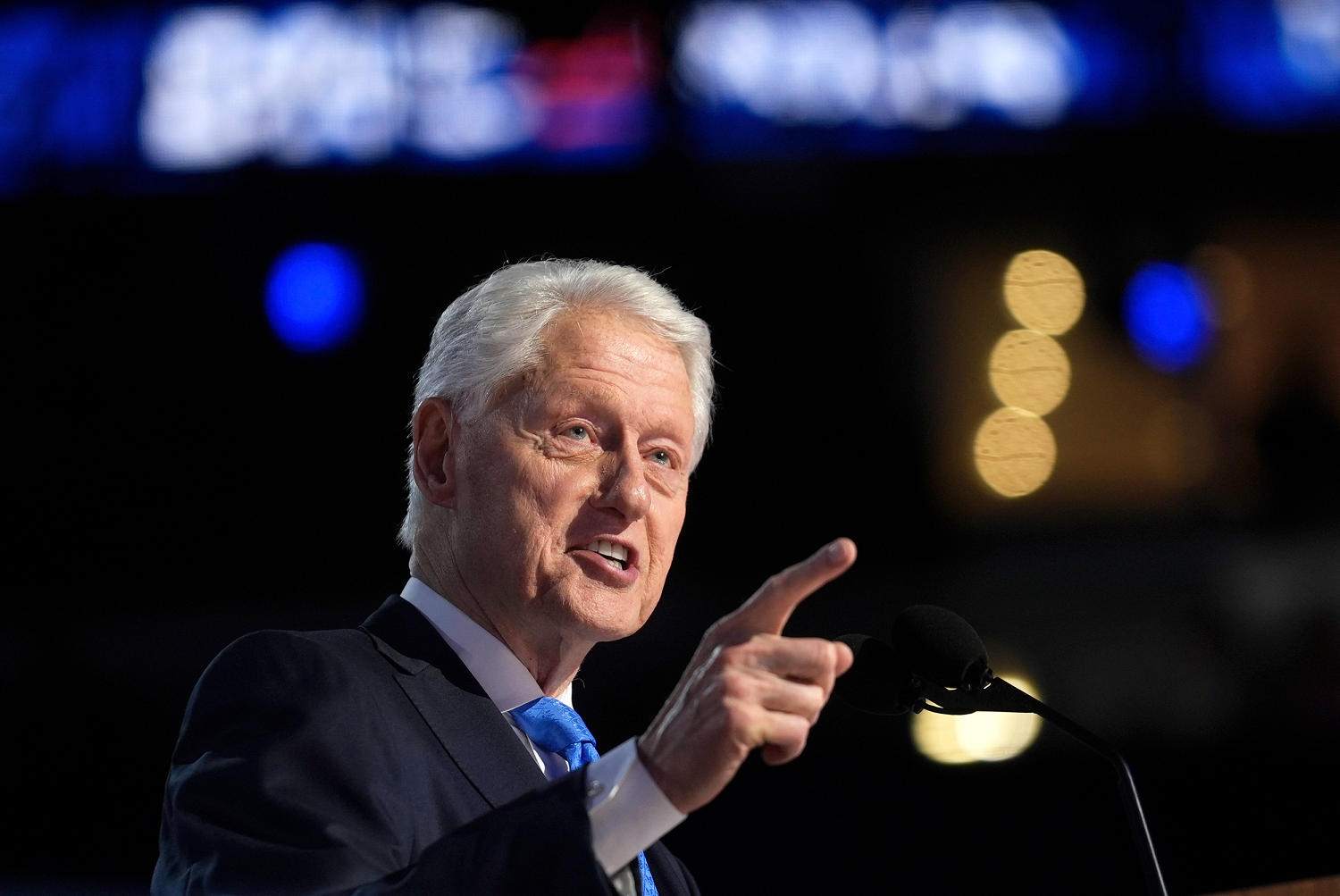 Bill Clinton frames the election as a 'clear choice,' slamming Trump as self-interested