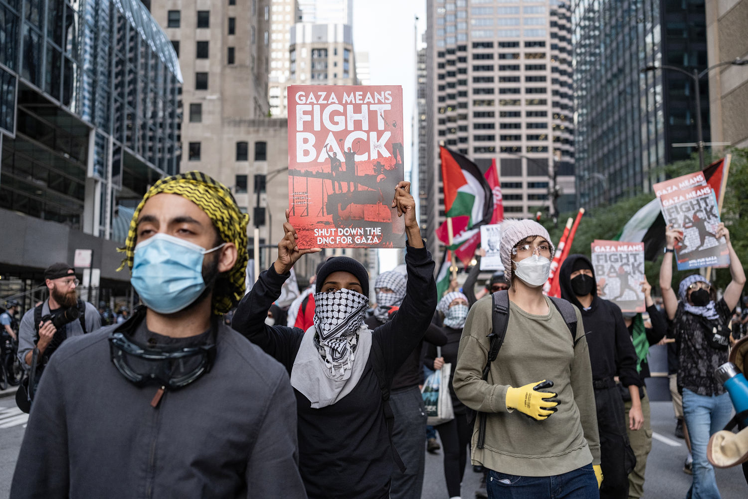 'Be at the Israeli consulate tonight': The groups behind one of the DNC's most violent protests