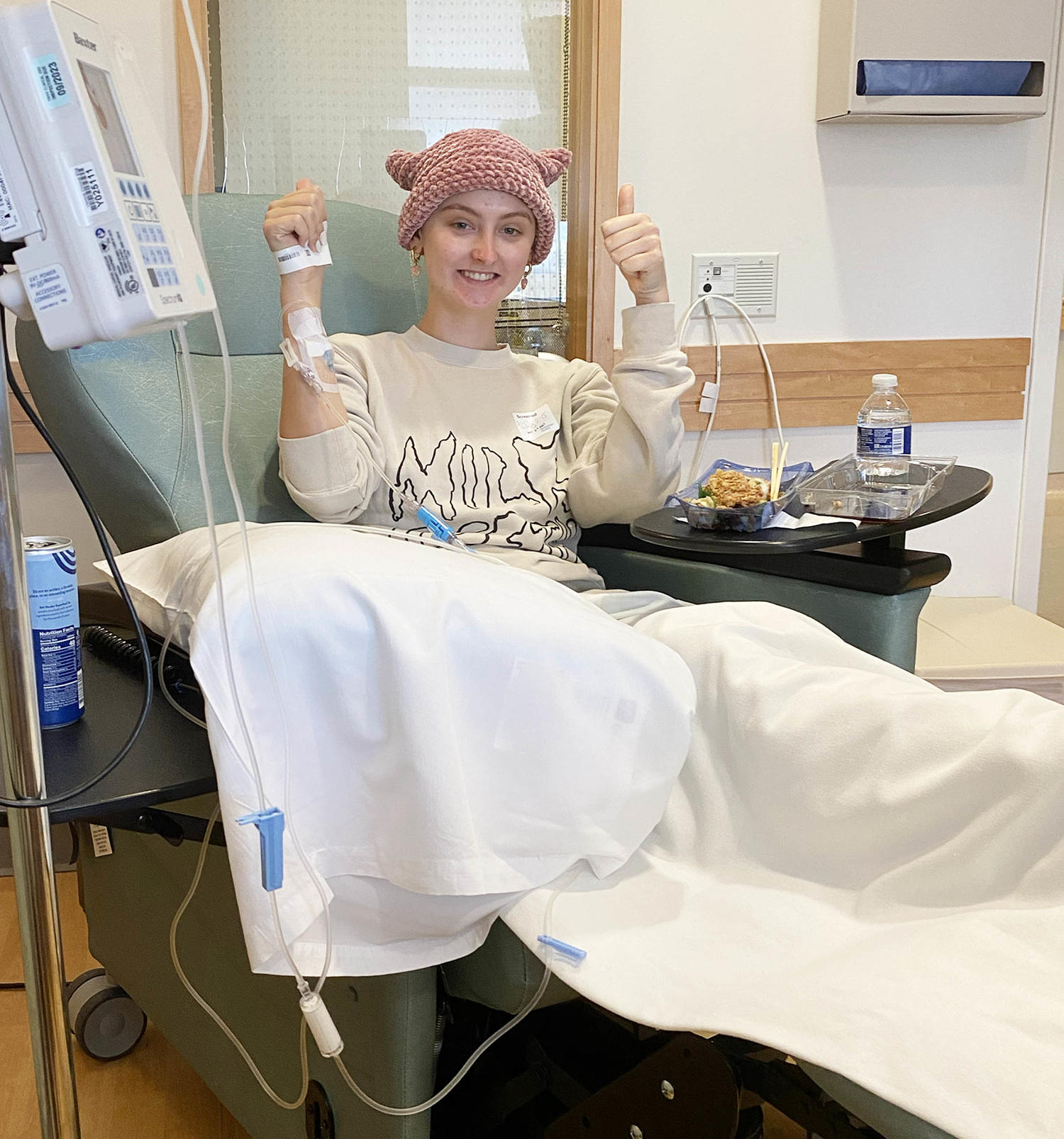 Her hands and feet were going numb. Then she learned she had ovarian cancer at 20