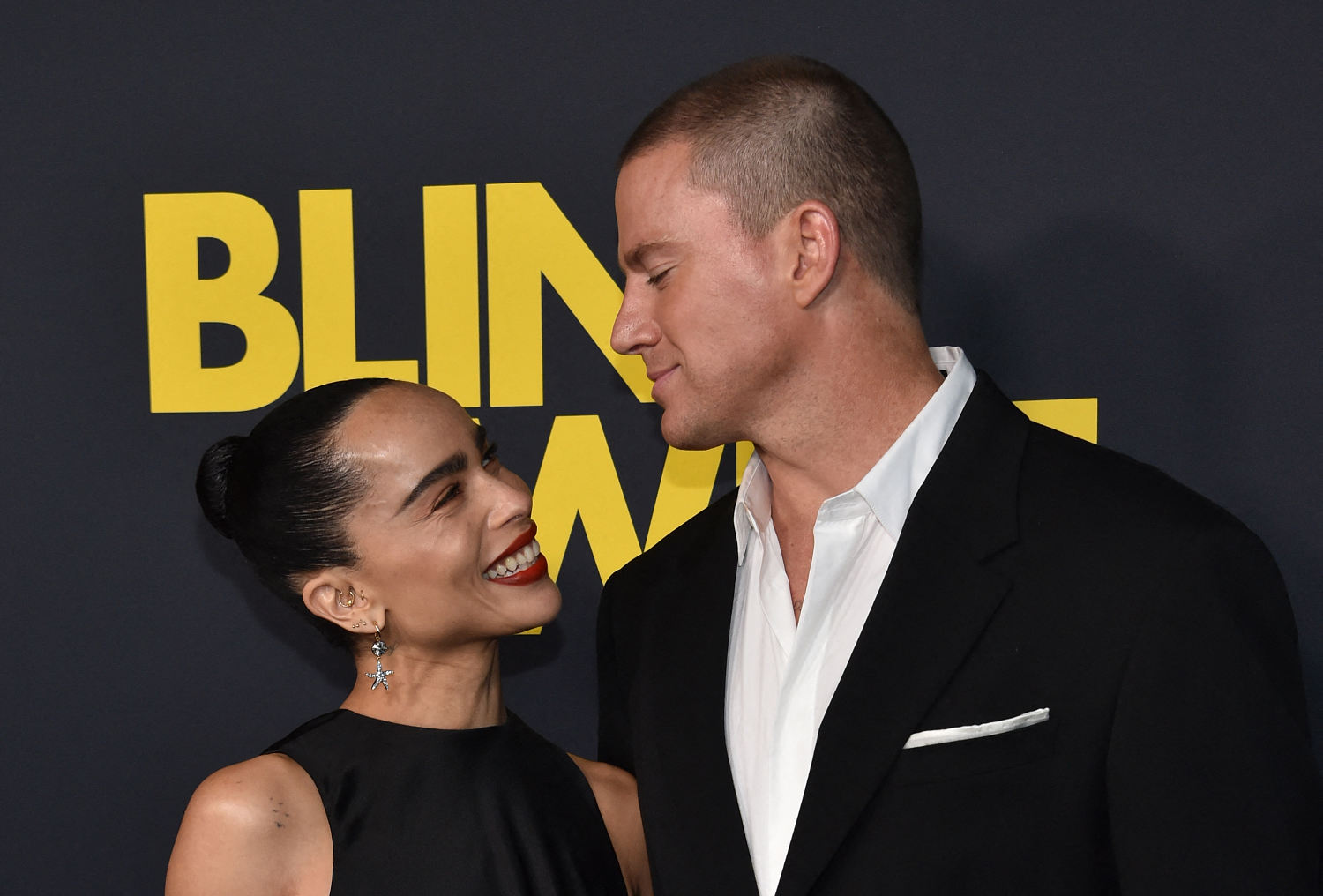 Zoë Kravitz and Channing Tatum make red carpet debut as a couple at ‘Blink Twice’ premiere