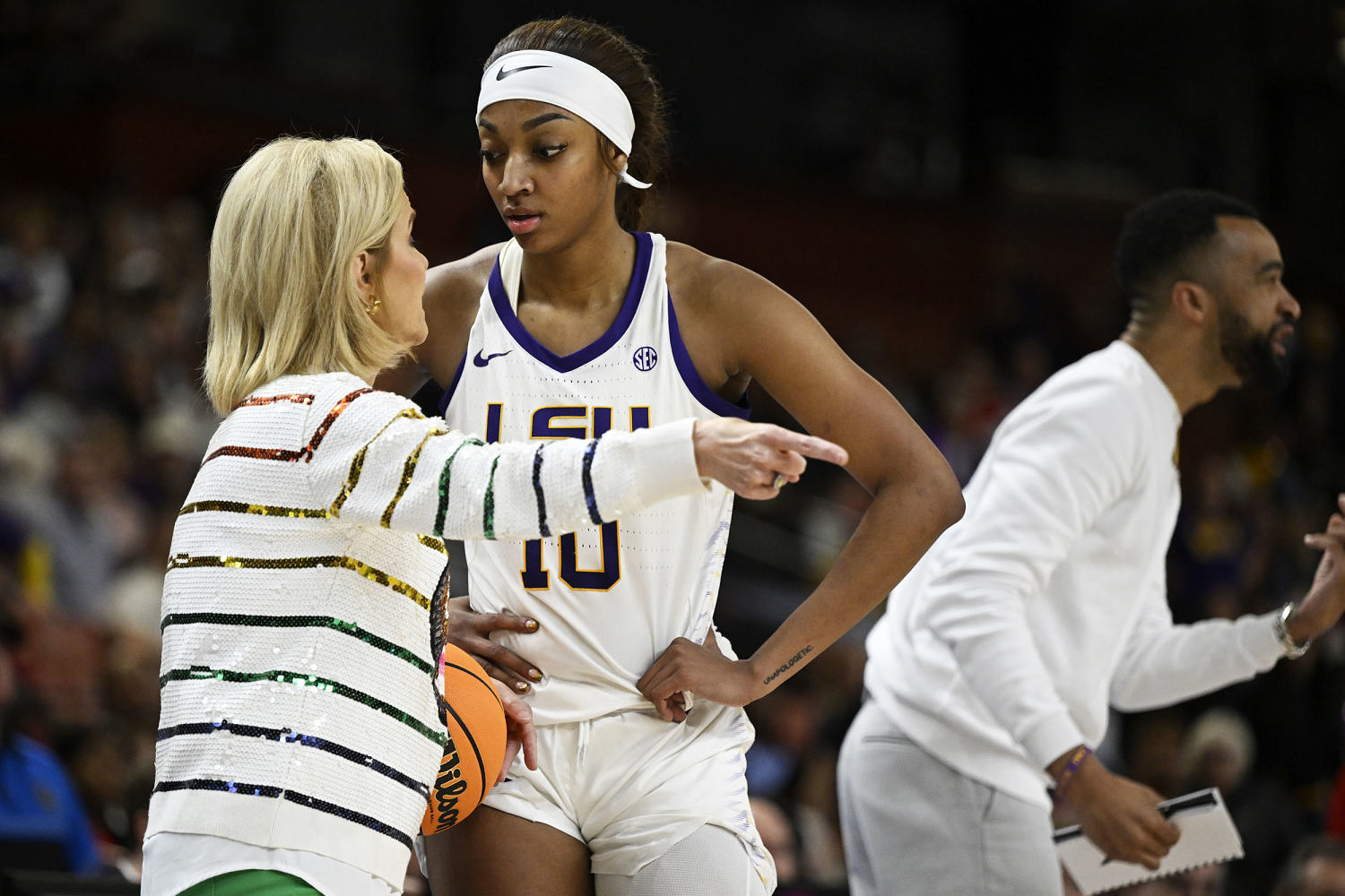 Angel Reese clears the air on her two week absence from LSU basketball last year