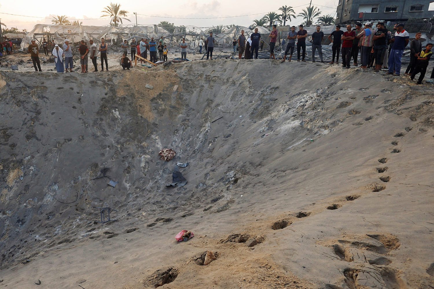 Israel strikes tent camp in Gaza humanitarian zone; At least 19 killed, authorities say