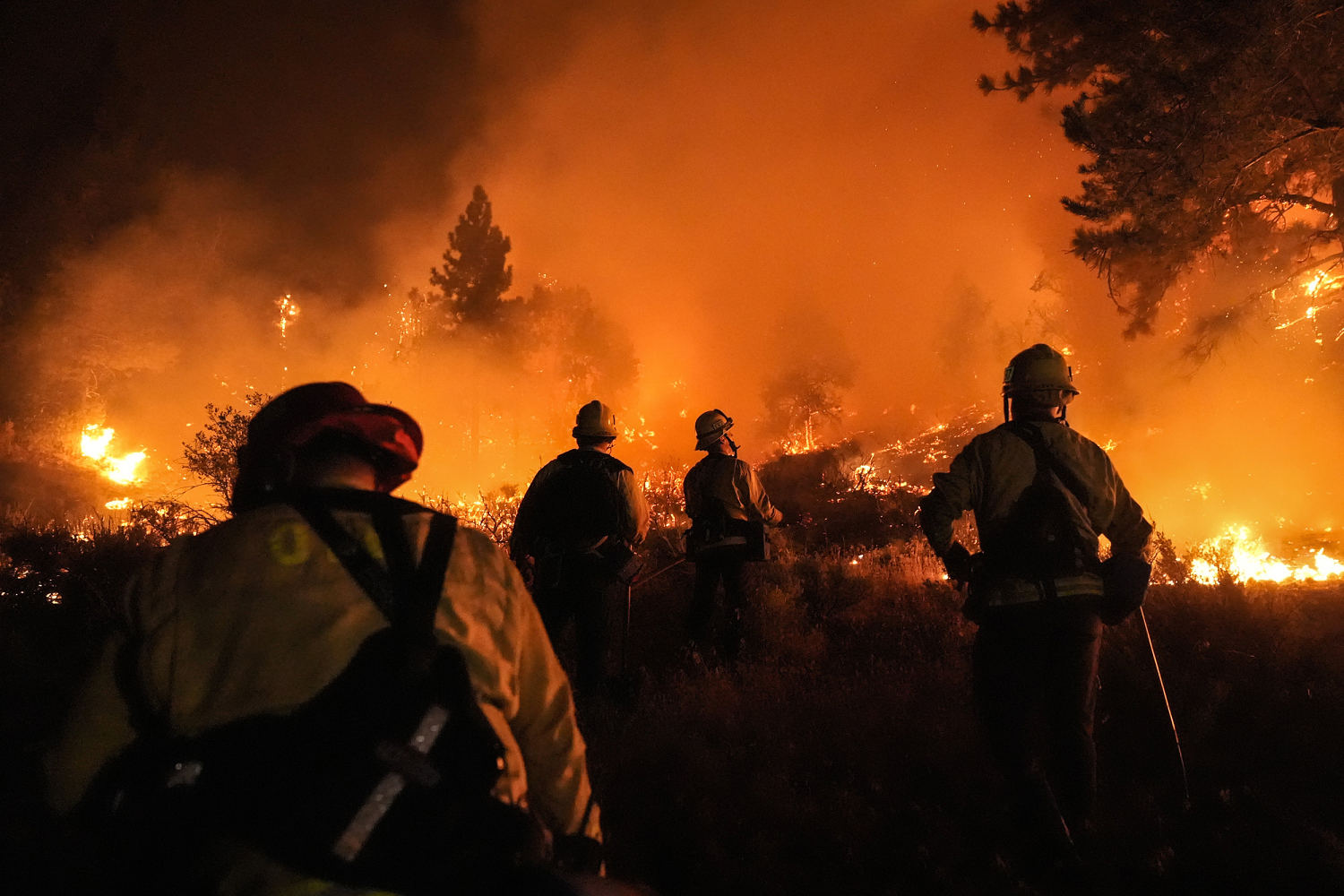 California's Bridge Fire explodes in size; man arrested in connection with Line Fire