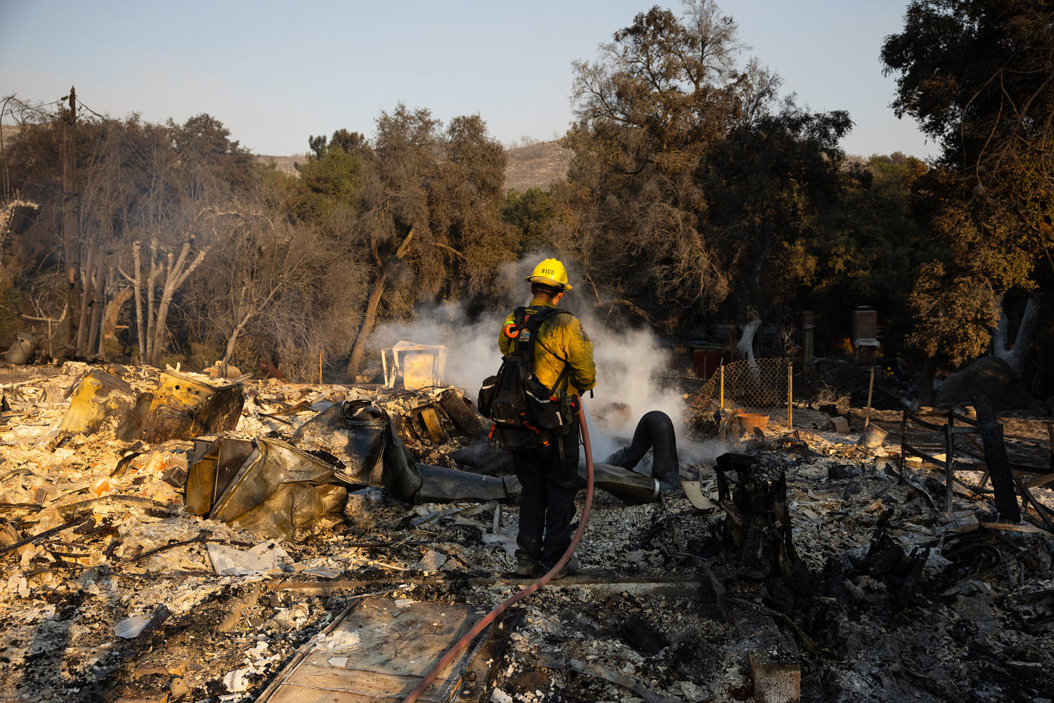 Firefighters hope cooler weather will aid their battle against 3 major Southern California fires