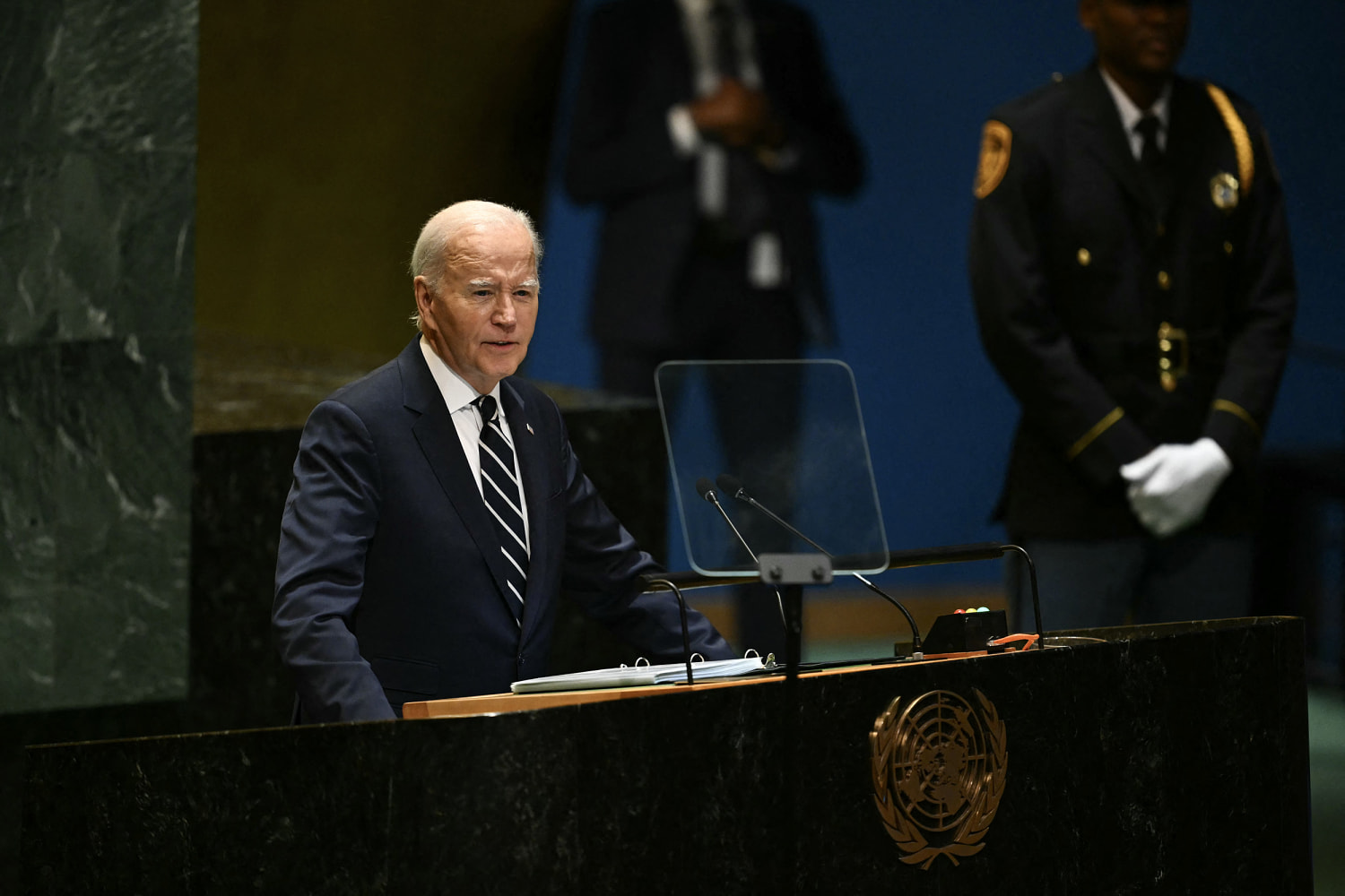 Biden calls on nations to unite amid an 'inflection point in world history' in last U.N. speech