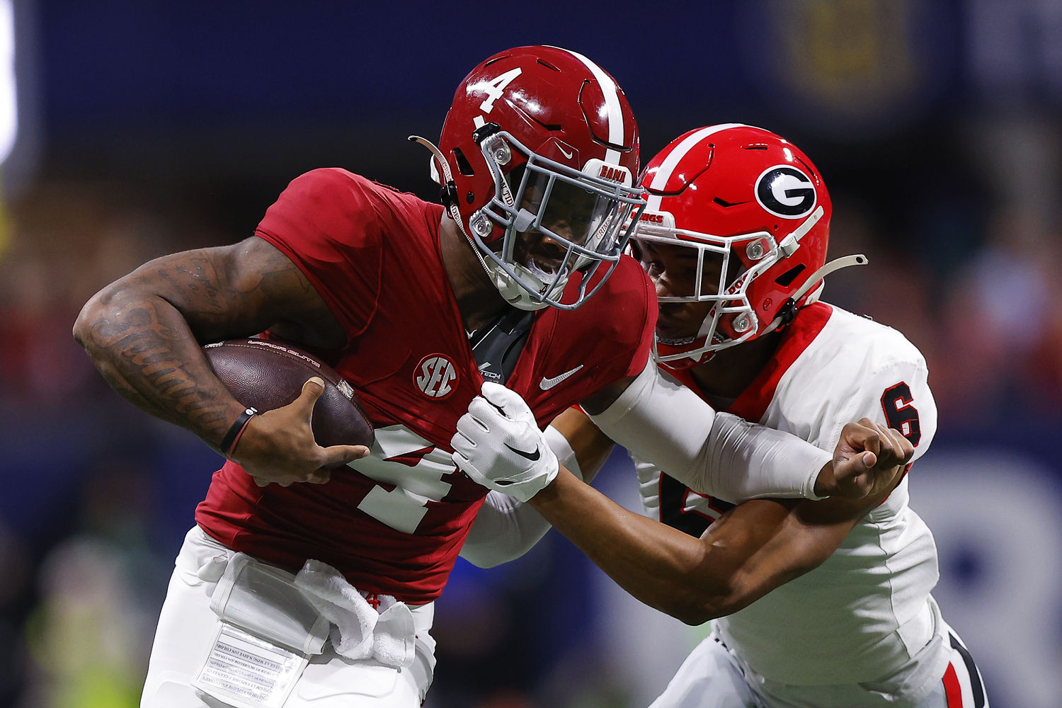 The clash between rivals Georgia and Alabama is a test for two powerhouses in college football