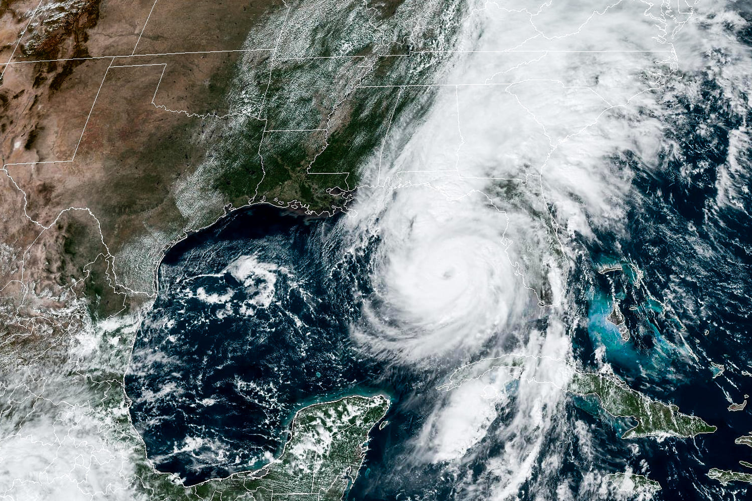 Helene intensifies into destructive Category 3 hurricane hours before Florida landfall