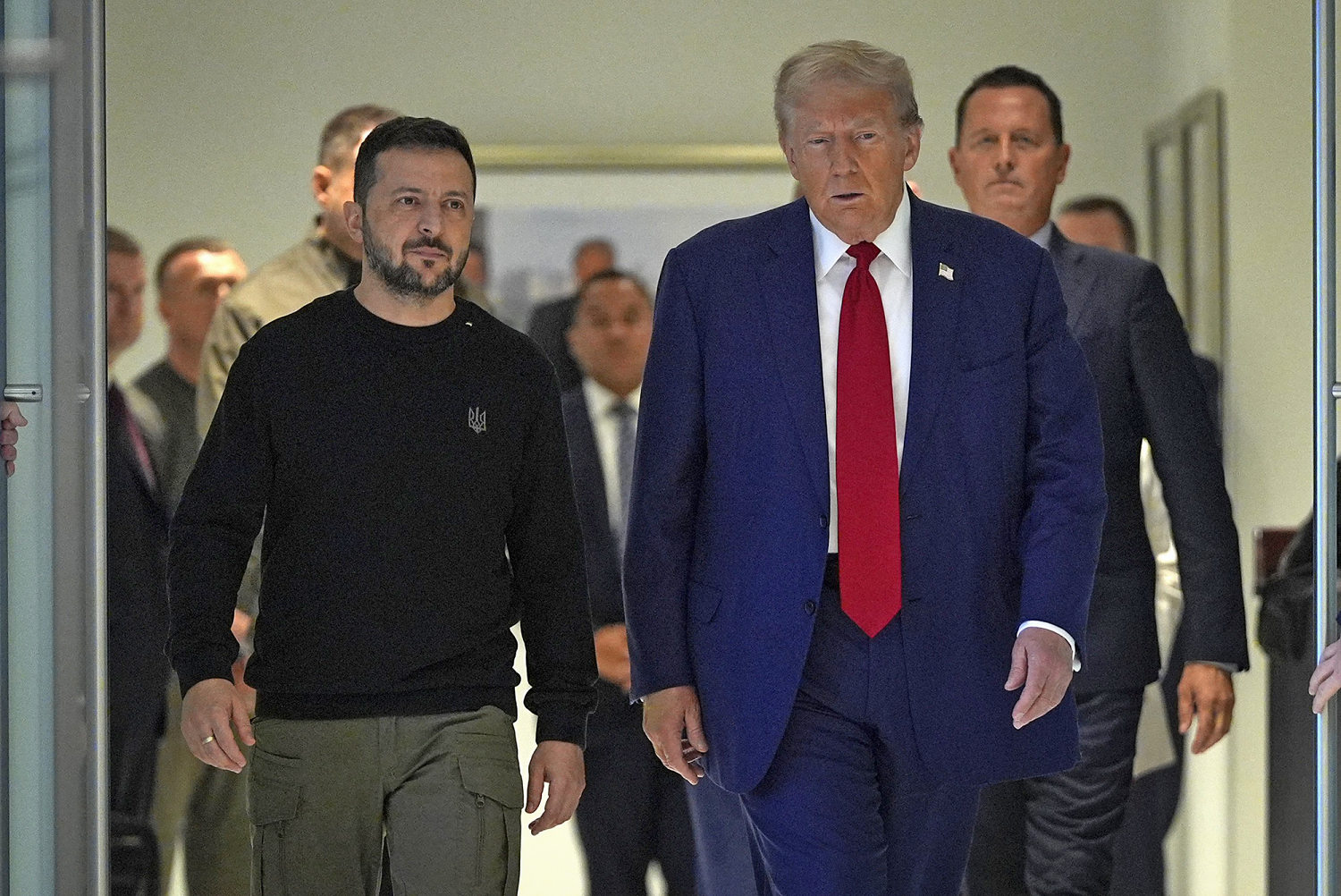 Meeting with Zelenskyy, Trump says he will negotiate a Ukraine-Russia deal 'good for both sides'