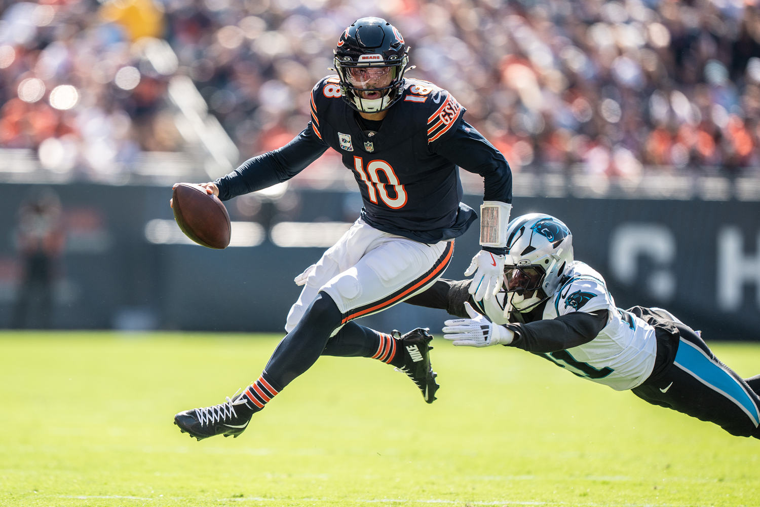 Bears QB Caleb Williams has best game of young career against Panthers